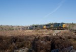 CSXT 474 Leads M426 on the Causeway in Monmouth